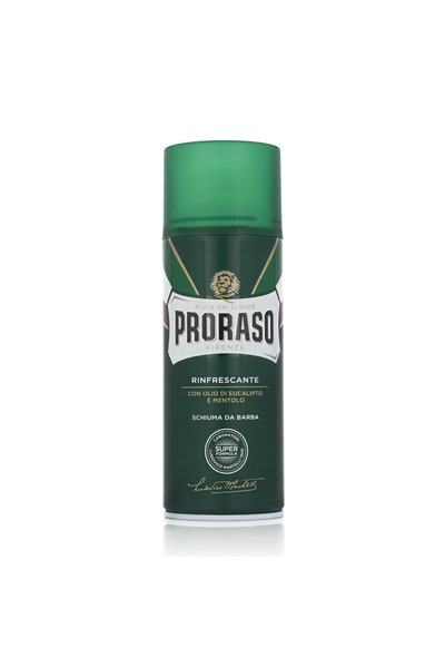 Proraso Spumă de ras revigorantă cu ulei de eucalipt și mentol 400 ml