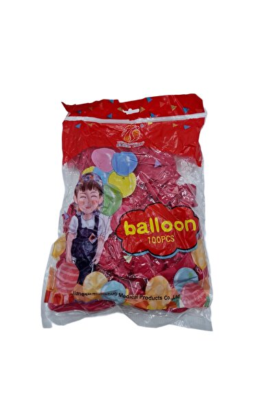 decotoys Red latex balloons 100/set