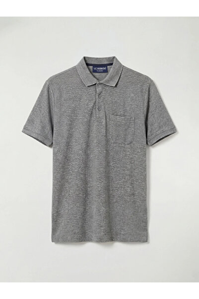 LC Waikiki Tricou pentru bărbați Petrol Polo Yaka Standard Fit