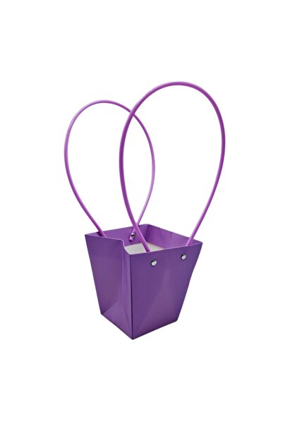 decotoys Purple foldable flower pot bags 10/set S