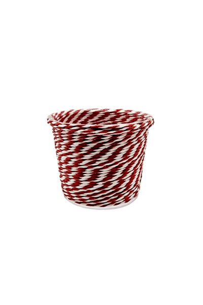 decotoys Cos plastic cu sfoara rosu si alb (copie)