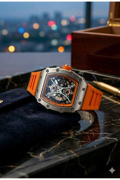 SPECTRUM PREMİUM Spectrum Silicone Cord Rainbow Series Unisex Wristwatch with...