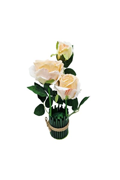 decotoys Buchet din flori artificiale 3 Trandafiri