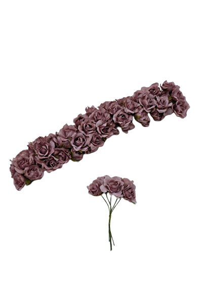 decotoys Artificial flowers 60 dusty pink roses