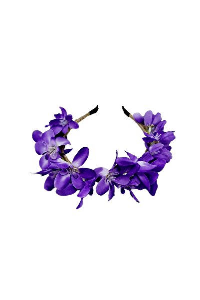 decotoys Bentiță cu flori artificiale