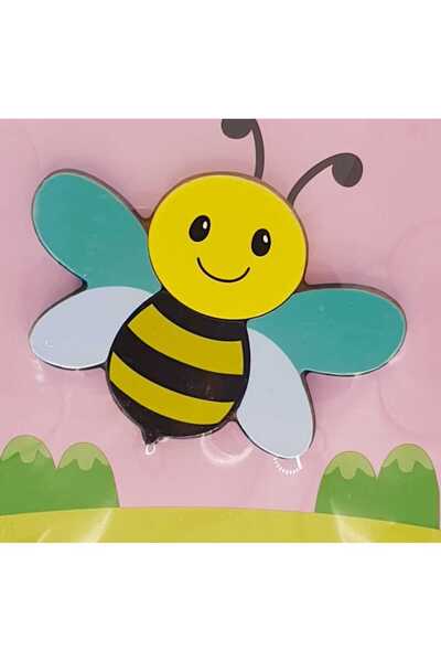 decotoys 3D дървен пъзел пчела