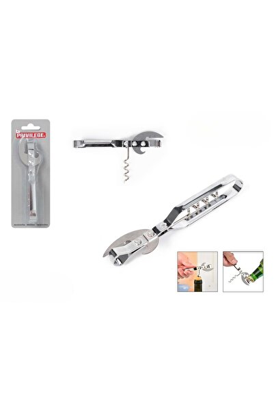 WoOoW 3-in-1 Opener: Bottle, Can and Wine Corkscrew
