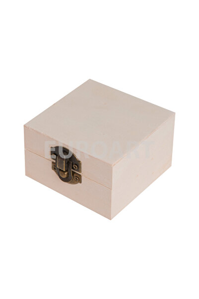 decotoys Simple wooden box 1pc square