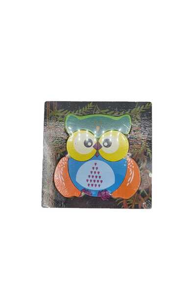 decotoys Puzzle lemn 3D leu roz