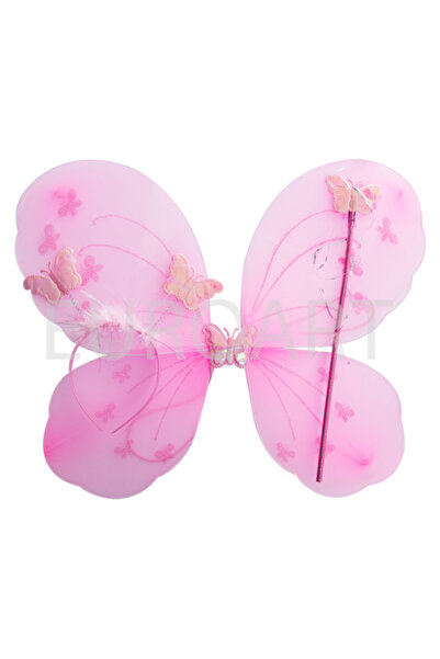 decotoys Aripi textil fluturi 2 seturi