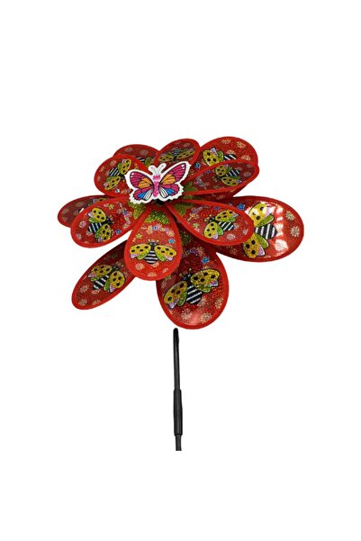 decotoys Morisca decor gradina dubla rosie