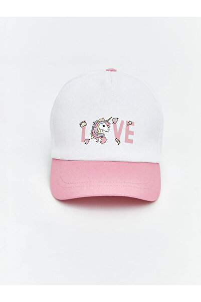 LC Waikiki Șapcă pentru fete cu broderie cu text alb