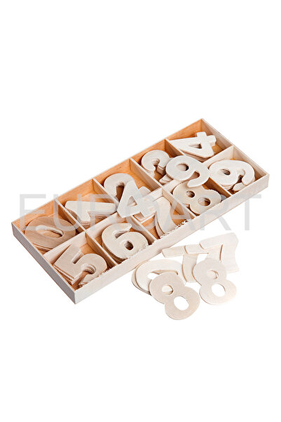 decotoys Natural wooden figures 2 sets