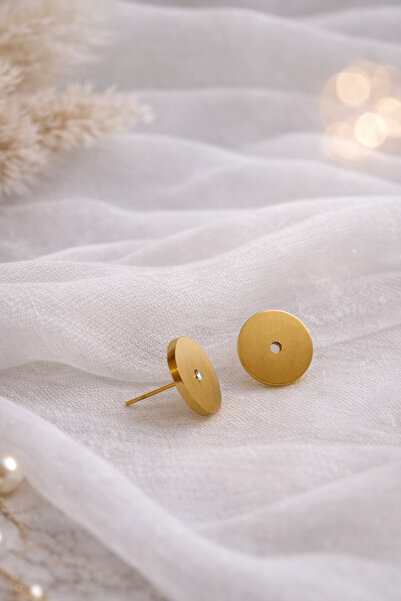 Inovius Елегантни обеци, позлатени медни - LMG4009