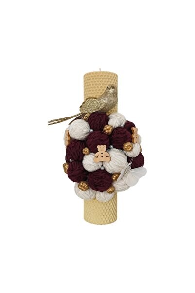 FABRICA DE LUMANARI GHIOROC Lumânare de botez din ceară de albine