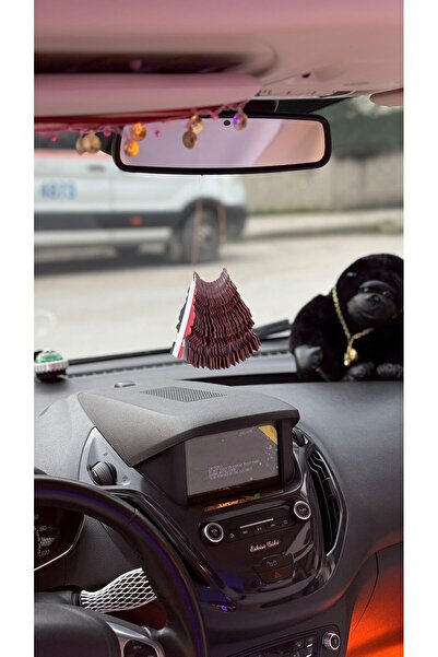 CAROTE Fransa ağaç oto koku 30 adet gold zincirli