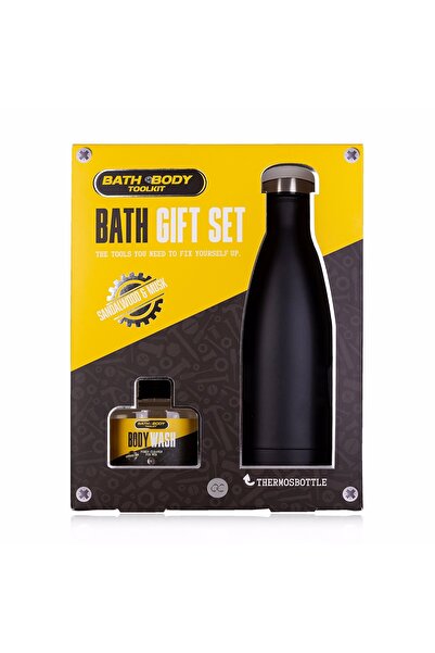 ACCENTRA Bath Body Toolkit Bath Gift Set Shower Gel 140 ml + Thermobottle