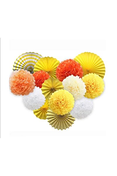 decotoys Glob hârtie decor set 12ps