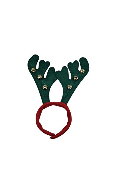 decotoys Reindeer antler headband with jingles 4/set