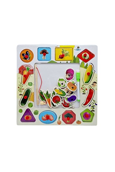 decotoys Puzzle lemn cu buton dino