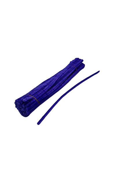 decotoys Sârma plușată mov 100/set 3/set