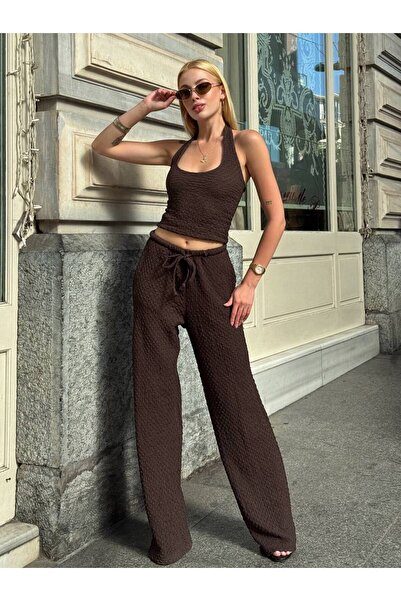 ARK MAĞAZALARI طقم مكون من قطعتين يمر بالرقبة - تصميم أنيق ومريح