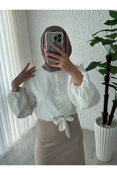 Queyla DÜĞMELİ DUBAİ GÖMLEK