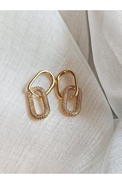 Inovius Елегантни обеци, позлатени медни - LMG4007