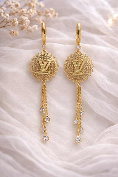 Inovius Κομψά σκουλαρίκια, επιχρυσωμένοι χαλκόι - LMG4026