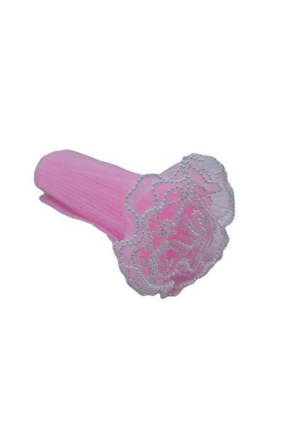 decotoys Pink veil flower packaging 2/set