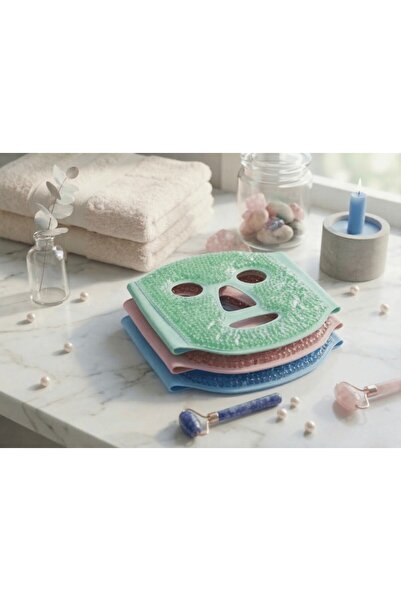 optana Ayarlanabilir Sıcak Ve Soğuk Jel Yüz Maskesi ve Masaj Aleti Seti - Can...