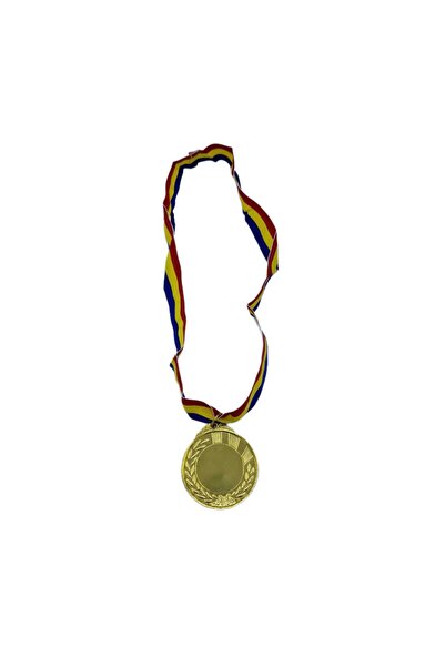 decotoys Medalie metalică cu șnur tricolor D6cm 4/set