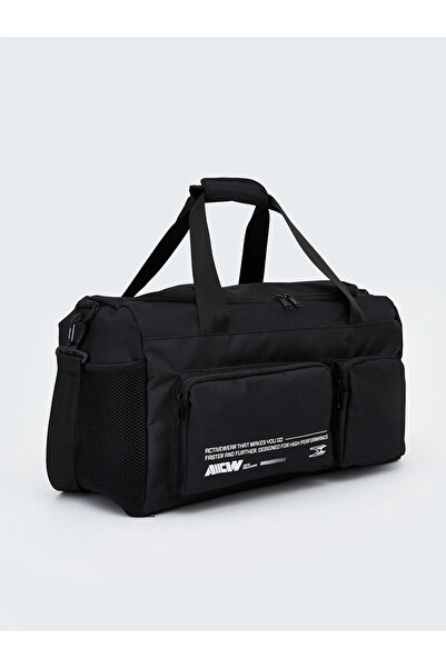 LC Waikiki Men's Black Printed Sports Bag