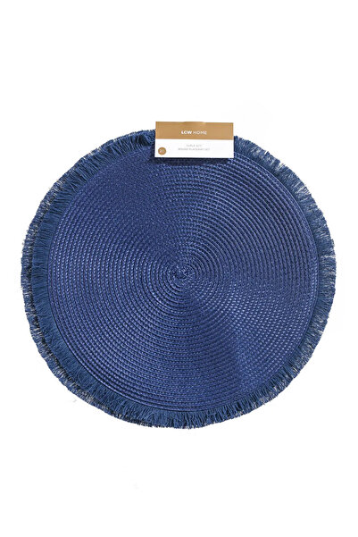 LC Waikiki Navy Blue Round Placemat 2-Pack 39 cm