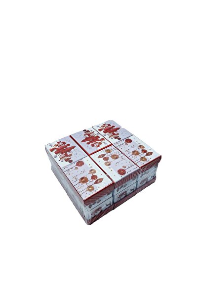 decotoys Cutii carton craciun dreptunghiulare 12/set