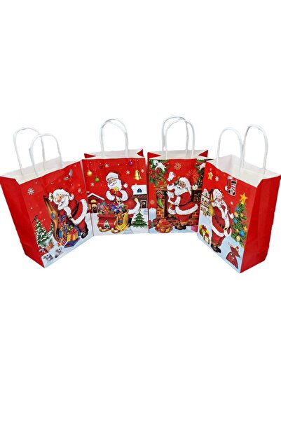 decotoys Christmas gift bags 12/set M