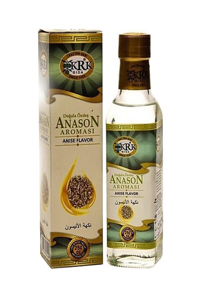 KRK Anason Aroması 250 cc. Anason Aroma Cam Şisede