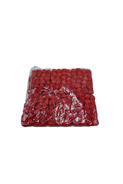 decotoys Trandafiri roșii din spuma cu tija metal 144/set