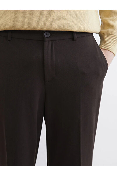LC Waikiki Brown Standard Fit Dobby Men's Trousers