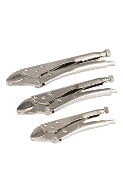 Jack Self-locking Pliers - Set of 3 pliers 140 180 250 Mm