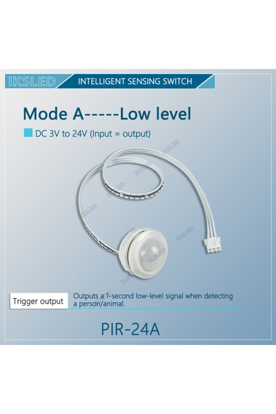 Choice3 PIR-24A 12V/24V LED Human Body Infrared PIR Sensor Switch with 1-Seco...