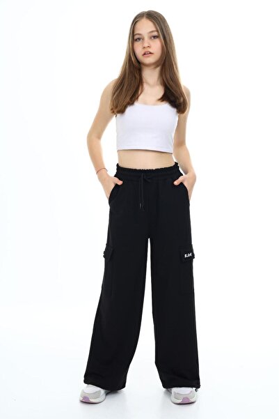 Asortix Cargo Pocket Li Wide Cut Sweatpants (with Compact Fabric Ligra)