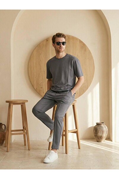 Mİ TİA ATELİER modal Set de trening Regular tricou și Regular Fit