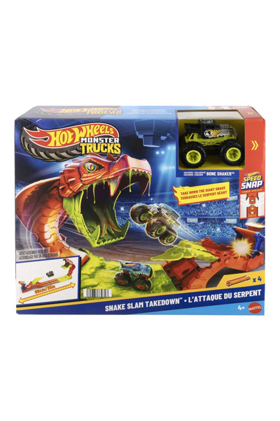 HOT WHEELS Set de piste Monster Trucks cu șarpe