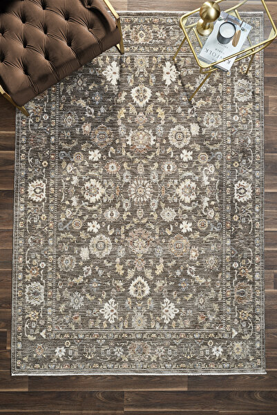 venucci home & living Frezia Floral Bambu Polyester Oturma Odası Salon Mutfak...