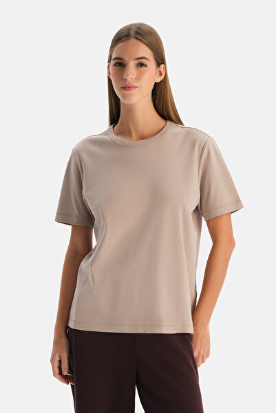 Dagi Cotton Tee with Crewneck