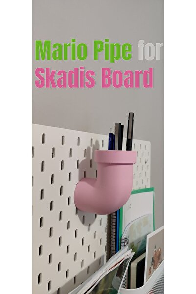 DU&ER حامل أقلام متوافق مع سكاديس مع أقسام داخلية - منظم أقلام على طراز ماريو...