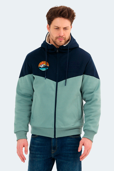 Jack & Jones 12269593 Ανδρικό φούτερ σε μπλε ναυτικό χρώμα