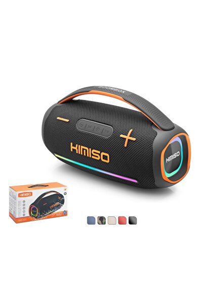 KİMİSO KMS323 Bluetooth Hoparlör FM Radyo 30W TWS USB TF IPX6 Outdoor RGB