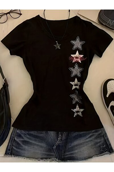 Touz Къса блуза „Vintage Star“ с кант